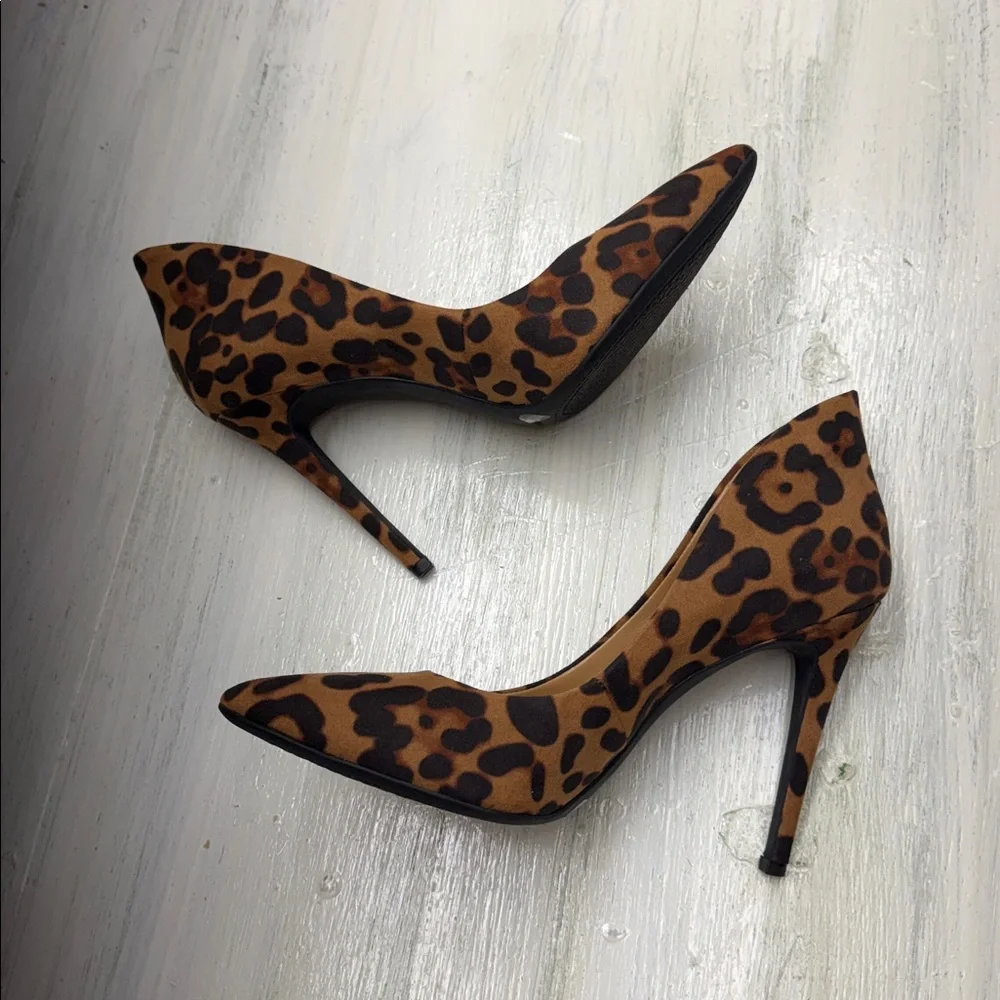 Jessica Simpson Leopard Print Stiletto Heels Sz 7M - Picture 7 of 10